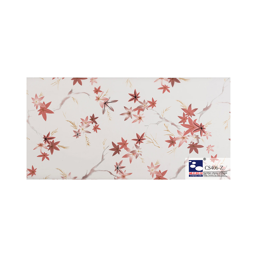 Pellicole per stampa a caldo con film in laminato per mobili con stampe a colori per la decorazione della porta CX403-Z