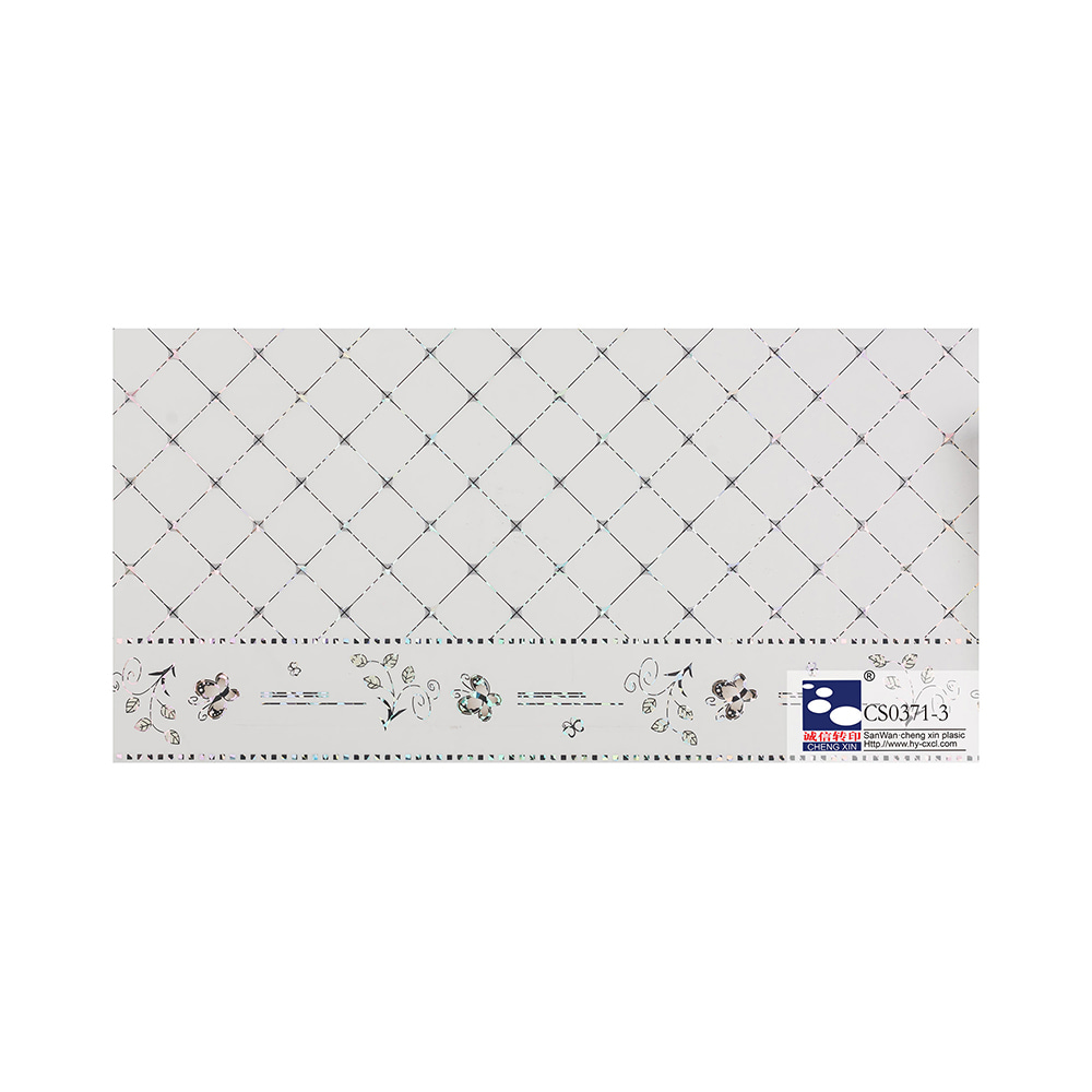 Foglio per stampaggio a caldo di design in legno con film di laminazione in PVC a basso prezzo per pannello CS0371-3