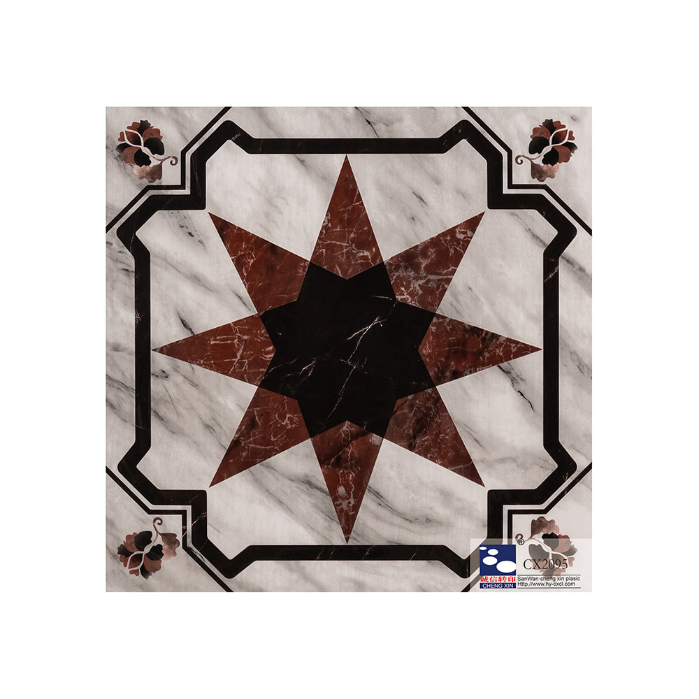 Lamina calda di stampaggio a caldo di disegno popolare del marmo di prezzi di vendita per il pannello di parete del PVC CX2095