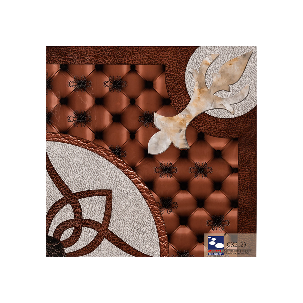 Il produttore cinese di design moderno di lusso ha utilizzato la pellicola per stampa a caldo per la scheda in PVC CX2123