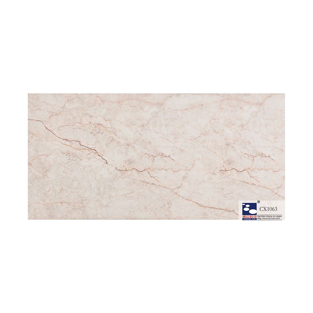 Lamina per stampaggio a caldo decorativa in marmo a buon mercato di vendita calda utilizzata per il pannello in PVC CX1063