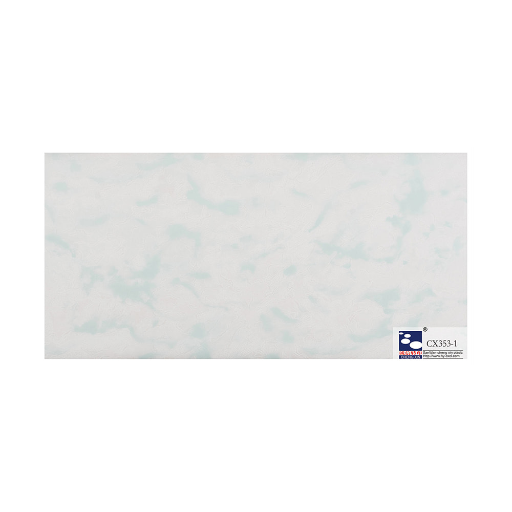 Lamina decorativa per stampa a caldo in marmo a basso prezzo con un bel design per la scheda CX353-1