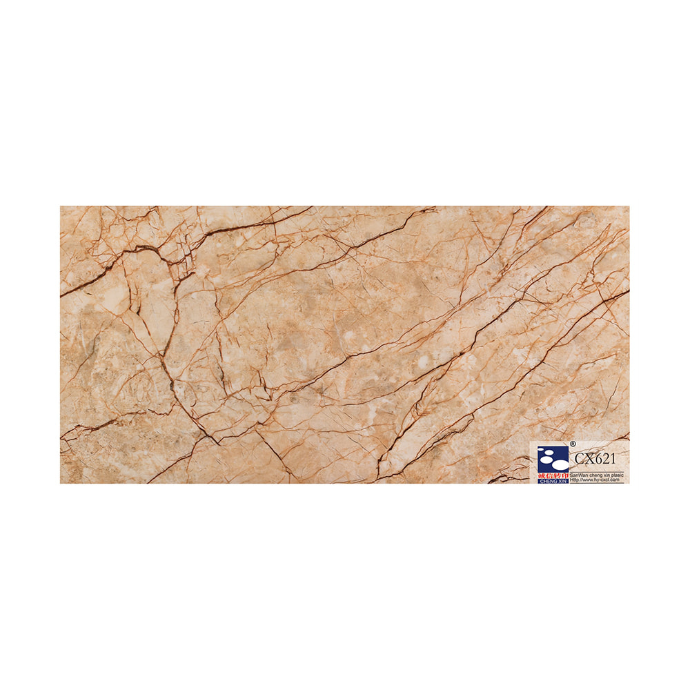 Lamina per stampaggio a caldo in marmo con decorazione popolare per pannelli in PVC CX621