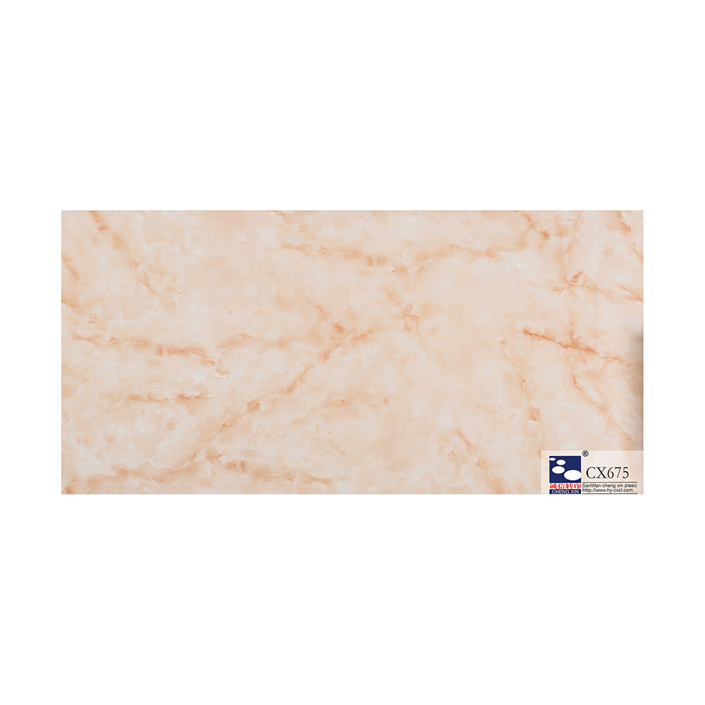 Lamina per stampaggio a caldo in marmo con decorazione popolare per pannelli in PVC CX675