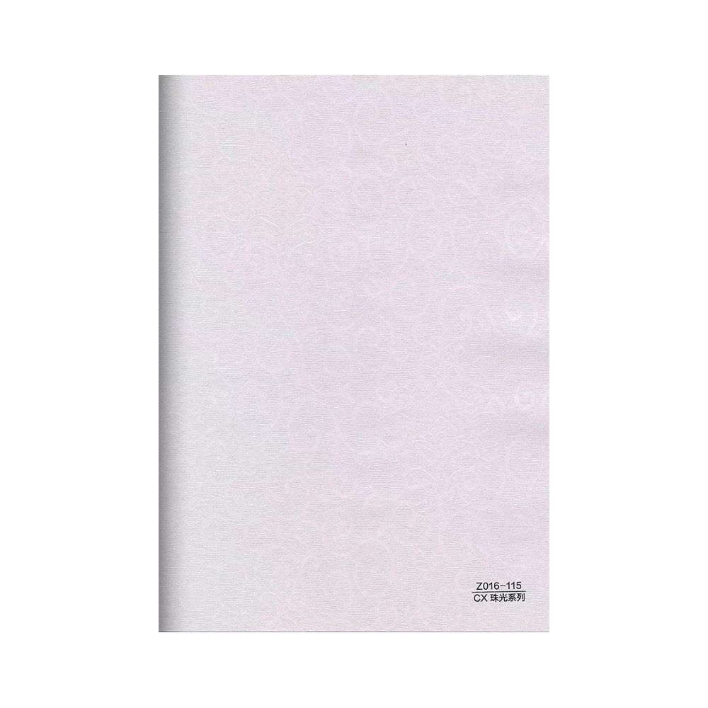Prezzo preferenziale Carta da parati in PVC con pellicola lucida per pannelli in PVC Servizio di formazione in loco Z016-115